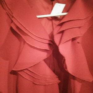 John Meyer Collection Red Size 16 Jacket Red